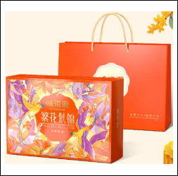 繁花似锦精品月饼礼盒720g